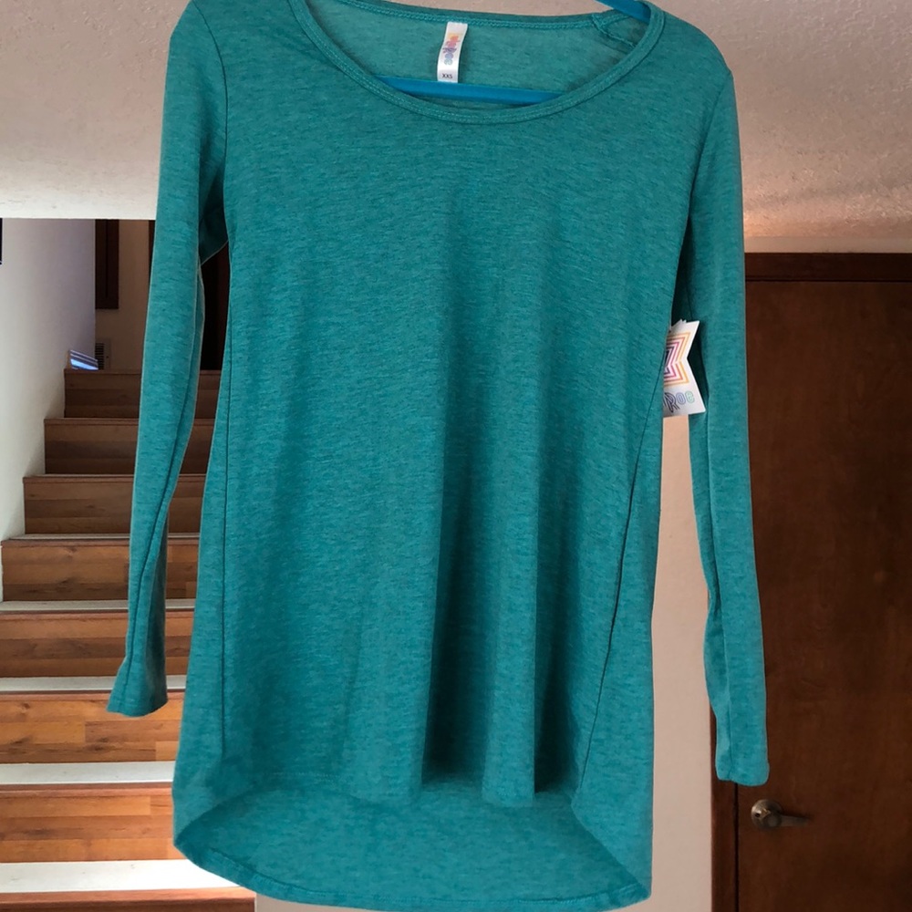 LuLaRoe Heathered Teal Lynnae